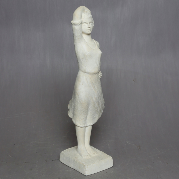 SCULPTURE by Carin Nilsson, in plaster, signed / Carin Nilsson, skulptur i gips, signerad