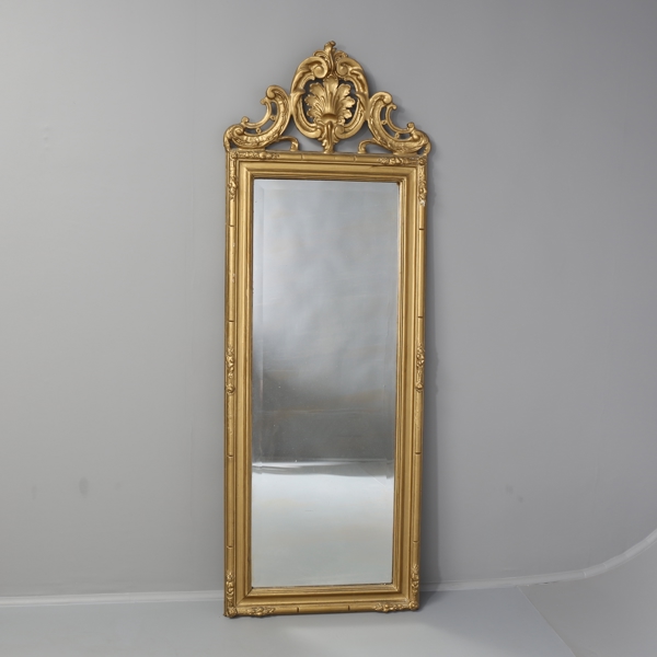 MIRROR, rococo style, around the turn of the century 1900 / SPEGEL, stil rokoko, omkring sekelskiftet 1900