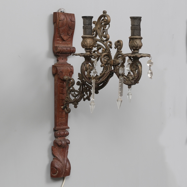 WALL SCONCE, 1900 centuary / VÄGGLAMPETT, 1800 tal