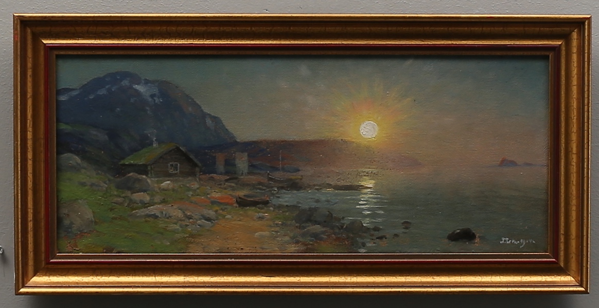 JOHAN LUNDGREN (1822–1895). Oil on panel, signed / JOHAN LUNDGREN (1822–1895). Olja på pannå, signerad.