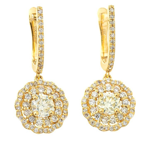 DIAMOND EAR PENDANT, 14k gold, diamonds 1.76 tcw, 1.01 ct diamonds, VS2 quality / DIAMANTÖRHÄNGEN, 14k guld, diamanter 1,76 tcw, 1,01 ct diamanter, VS2-kvalitet_159a_8db3b791b63f0d4_lg.jpeg