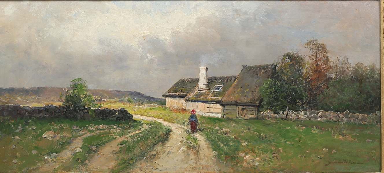 SEVERIN NILSSON, oil on canvas, signed / SEVERIN NILSSON, olja på duk, signerad