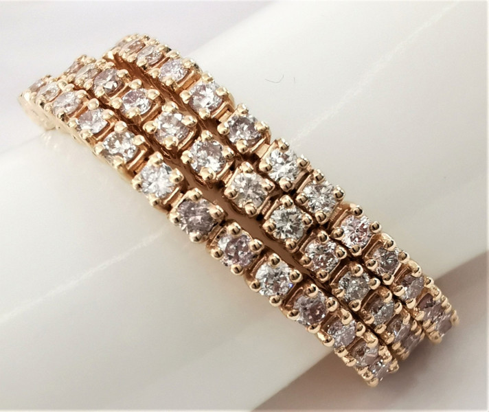 TENNIS BRACELET, rose gold 14 kt, 1.55 ct mixed pink diamonds / TENNISARMBAND, roséguld 14 kt, 1,55 ct mixade rosa diamanter_180a_8db3c0b799ea932_lg.jpeg