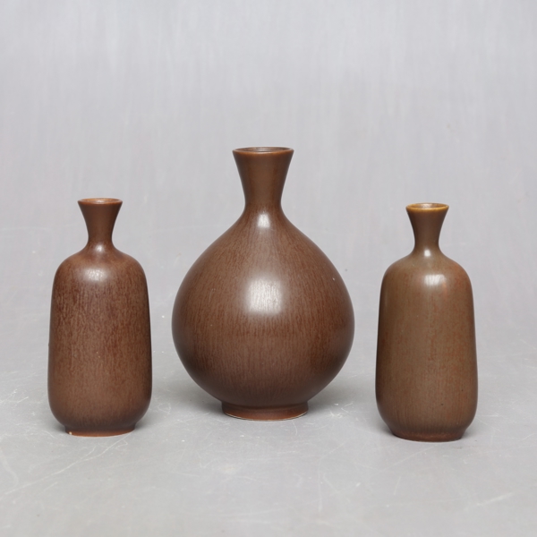 BERNDT FRIBERG, 3st mindre vaser, keramik, Gustavsberg_1958a_lg.jpeg