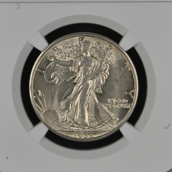 1935-D 50¢, Walking Liberty Half Dollar