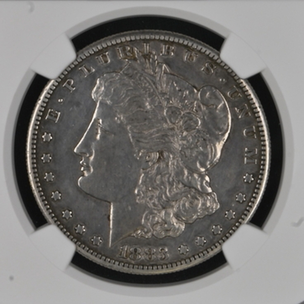 MORGAN DOLLAR 1883-S 1$ Silver graded AU details by NGC