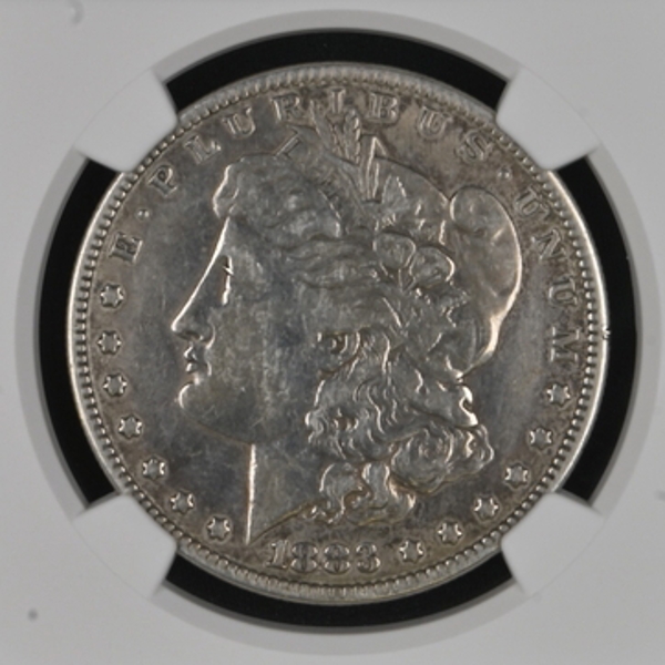 MORGAN DOLLAR 1883-S $1 Silver graded VF Details by NGC