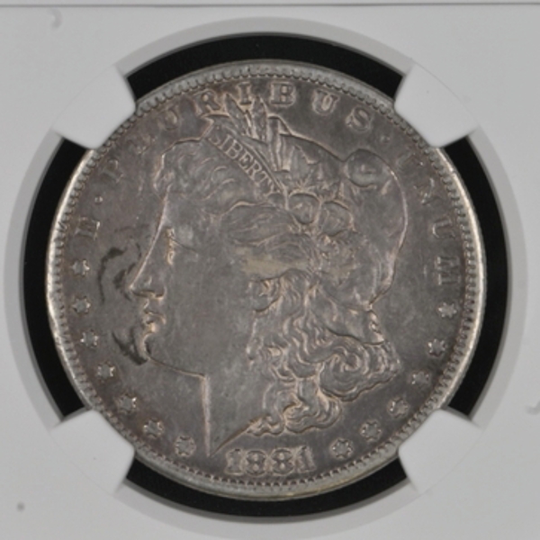 MORGAN DOLLAR 1881-S $1 Silver graded XF Details by NGC