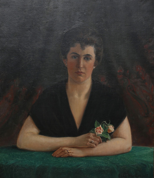 ELSA NORDENFELT. oil on canvas, signed and dated 1916 / ELSA NORDENFELT. olja på duk, signerad och daterad 1916