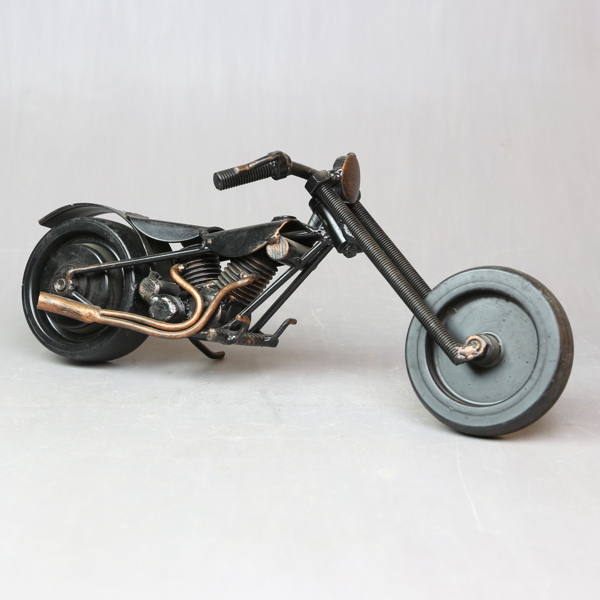 DECORATIVE SCRAP METAL, motorbike,1900s / DEKORATIVT METALLSKROT, motorcykel, 1900 tal